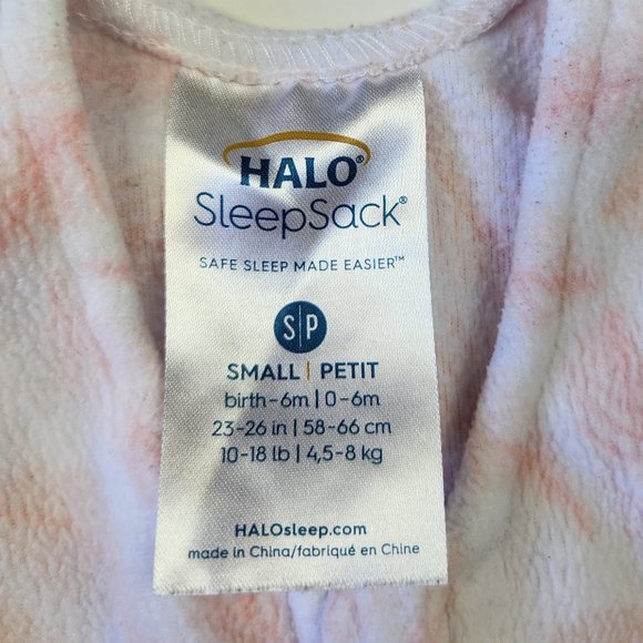 Halo SleepSack Fleece Swaddle size Small 0-6m - Picture 5 of 6